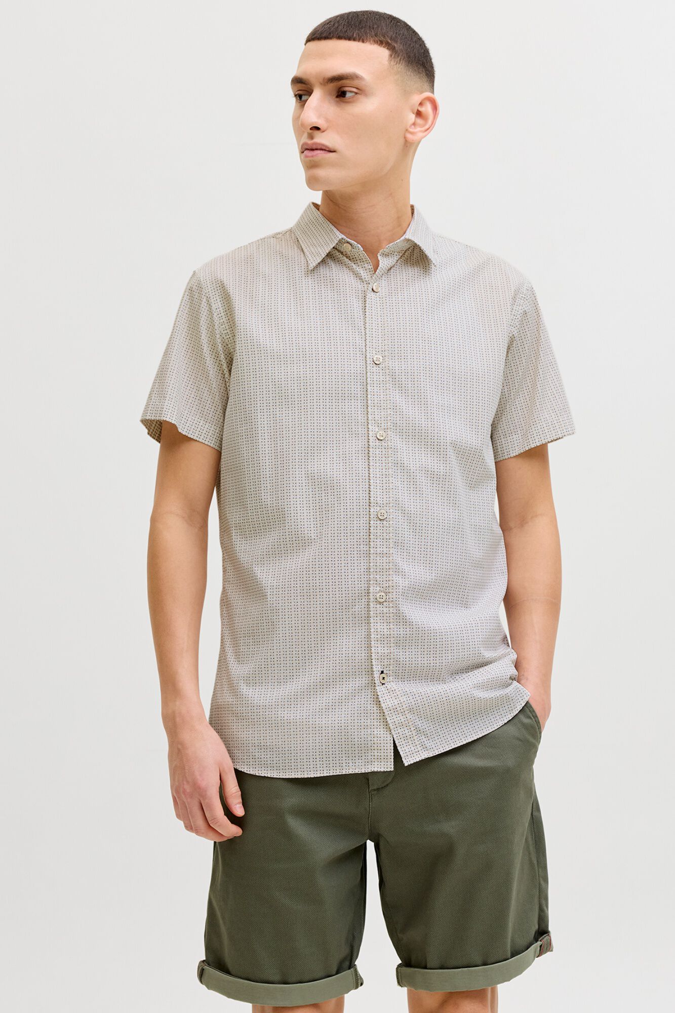 Jack & Jones Camisa slim fit estampada