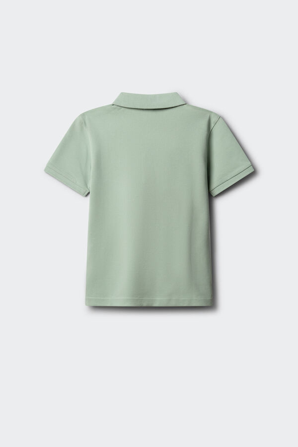 Springfield Kids Polo b&aacute;sico menino verde