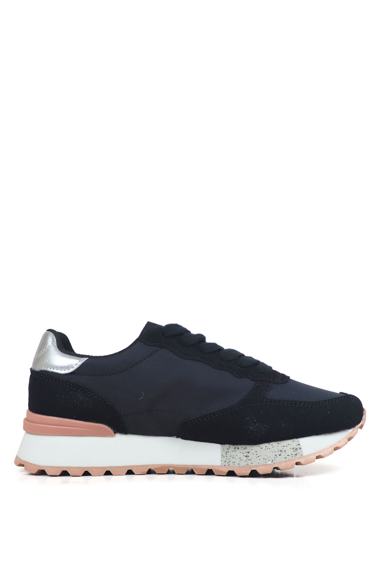 GAP Zapatillas efecto piel y serraje logo