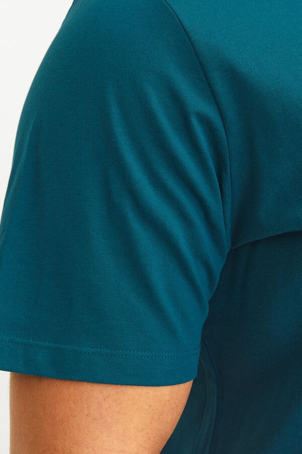 Jack & Jones PLUS T-shirt slim manga curta verde