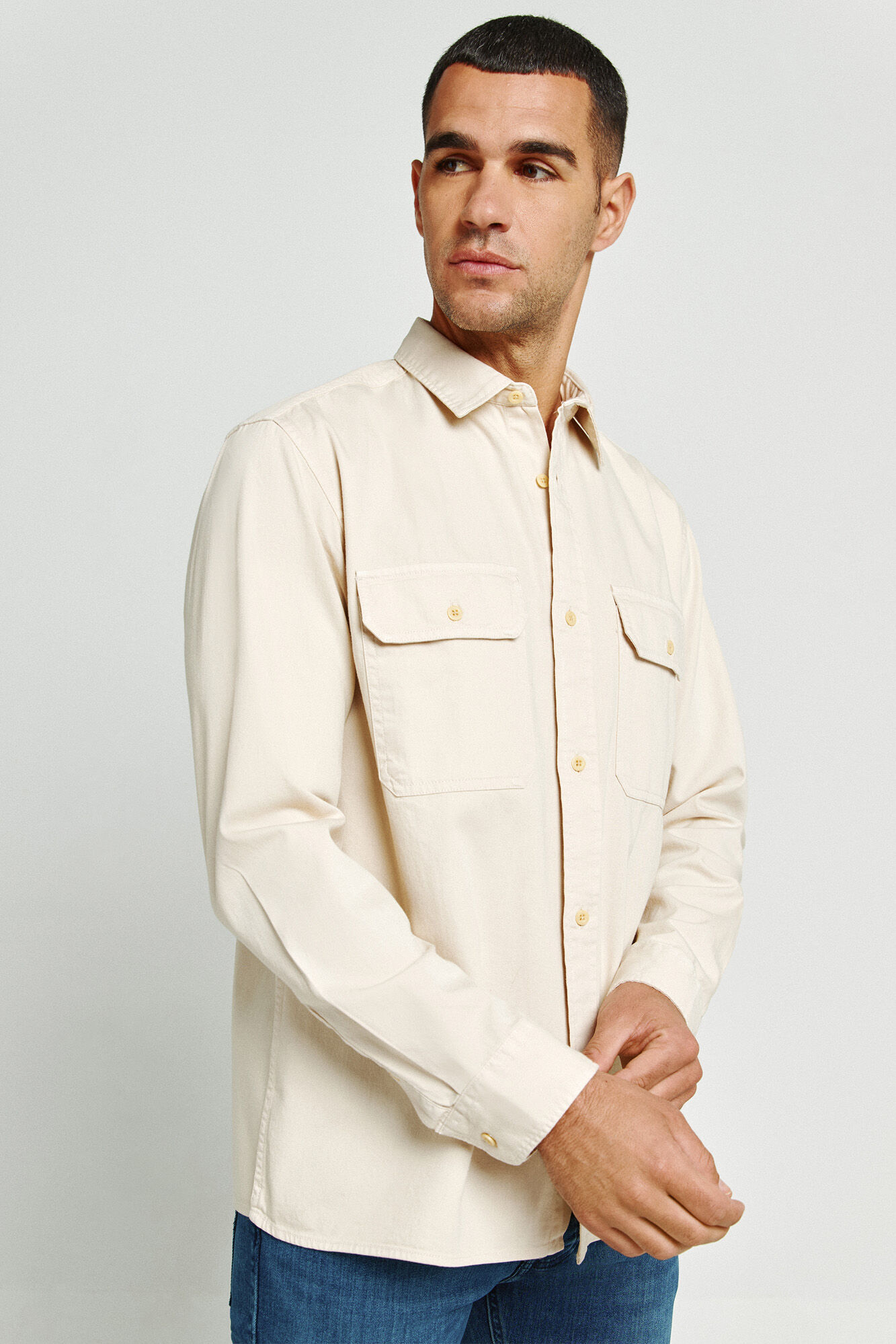 Jack & Jones Camisa de sarja regular fit