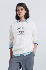 Springfield Sweatshirt com estampa urbana vison