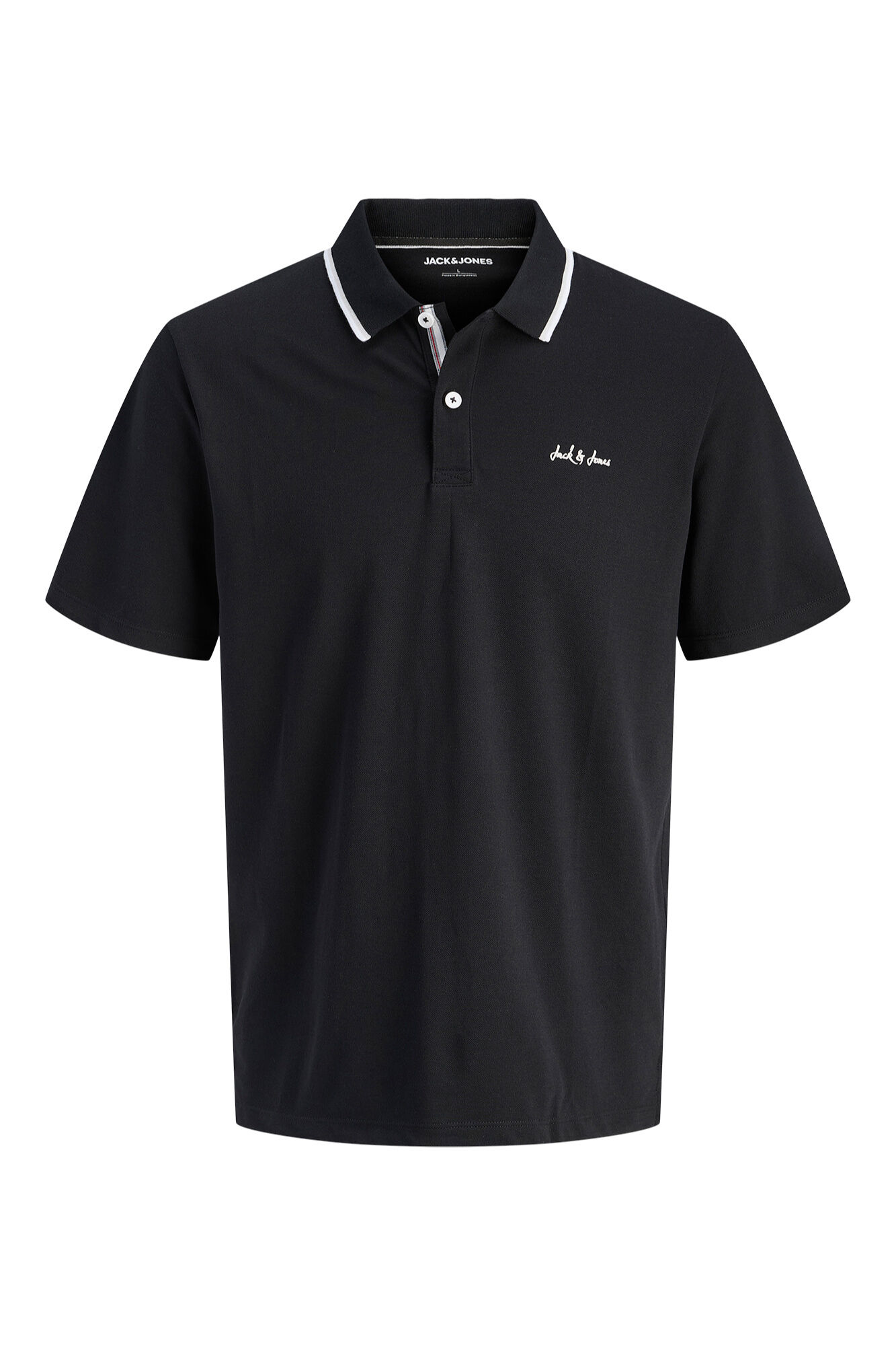 Jack & Jones Polo em piqu&eacute; com logo