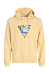 Jack & Jones Soft cotton hooded sweatshirt printed
