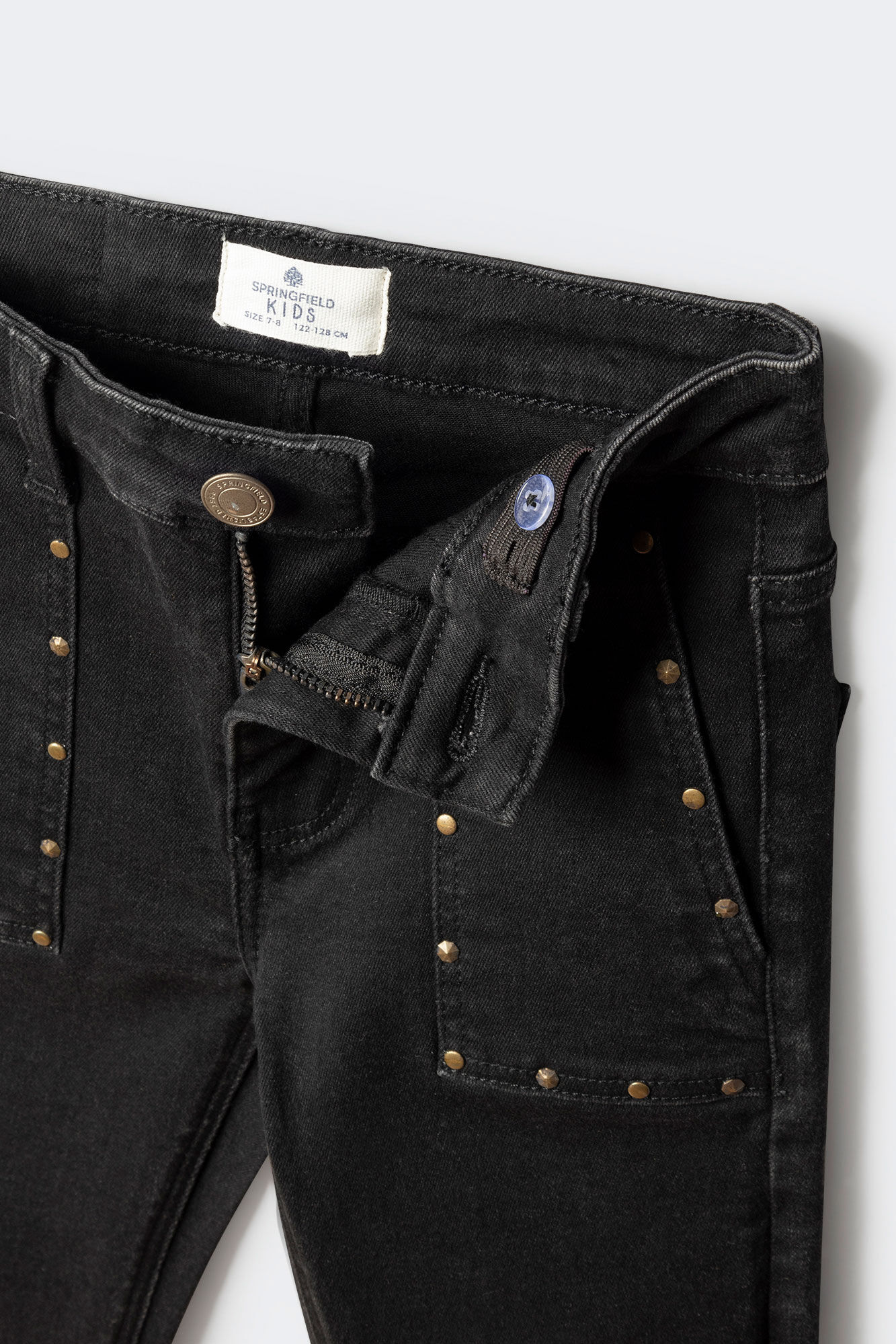 Springfield Kids Cal&ccedil;a flare com tachas para meninas