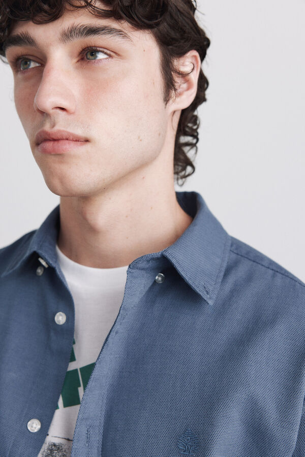 Springfield Camisa com estrutura azul
