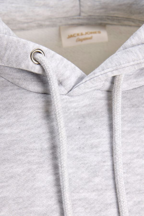 Jack & Jones Sweatshirt relaxed com capuz branco