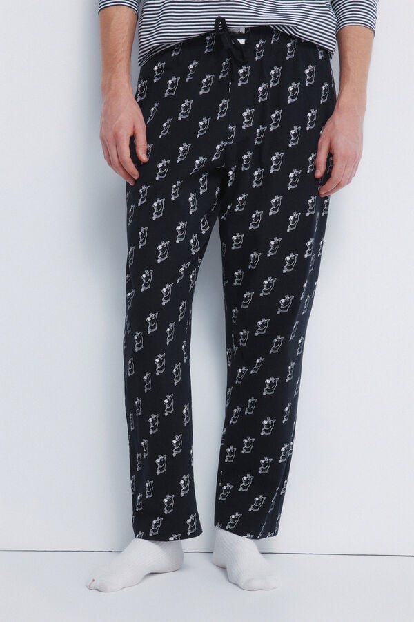 Springfield Pijama comprido do Scooby Doo azul