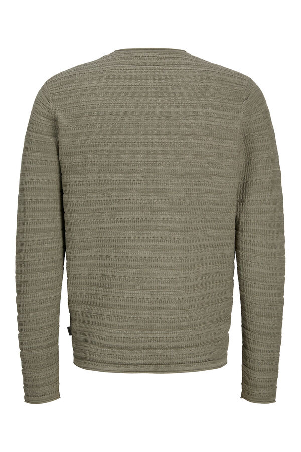 Jack & Jones Camisa de malha de regular fit Caqui escuro