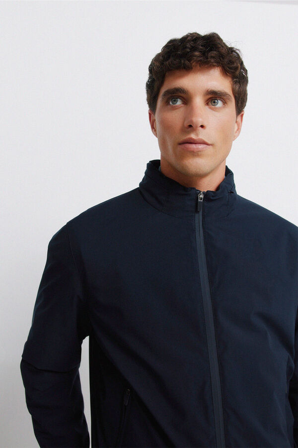 Springfield Casaco t&eacute;cnico azul