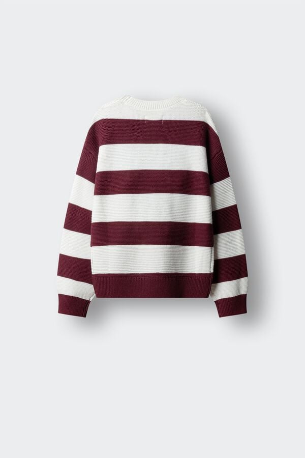Springfield Kids Camisola &agrave;s riscas gren&aacute; menina vermelho