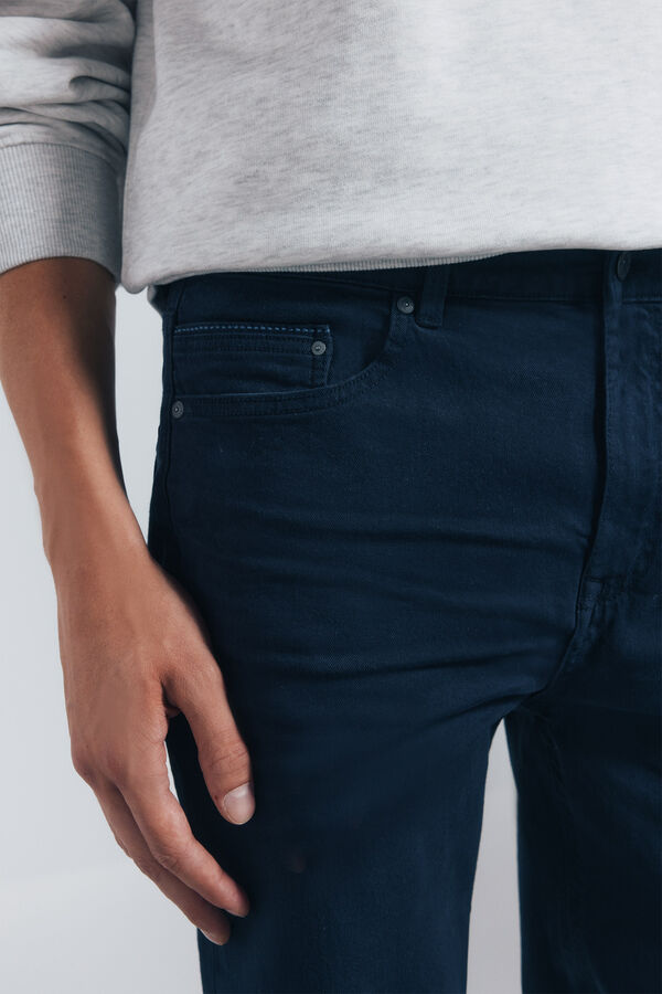 Springfield Calça slim fit com 5 calça azul