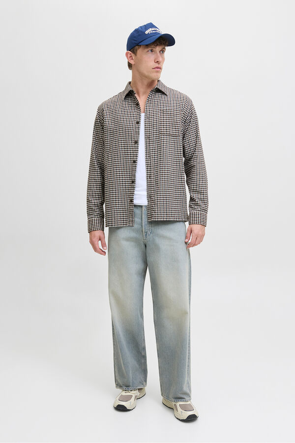 Jack & Jones Regular fit checked shirt blue