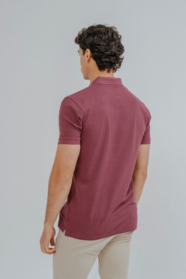 Celopman Polo b&aacute;sico vermelho