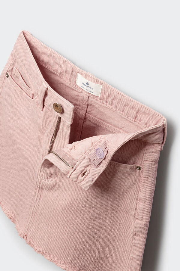 Springfield Kids Saia b&aacute;sica para menina rosa