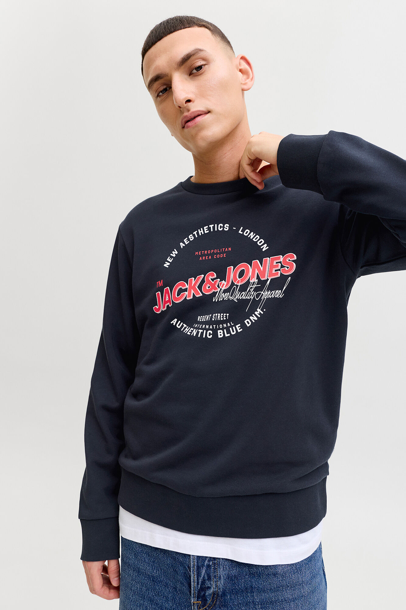 Jack & Jones Sudadera logo grande