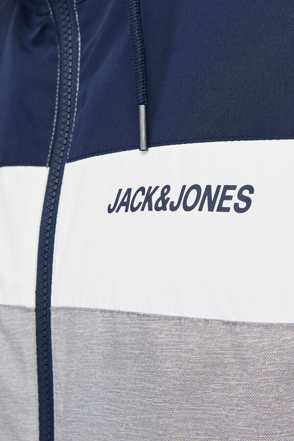Jack & Jones Lightweight hooded jacket blue