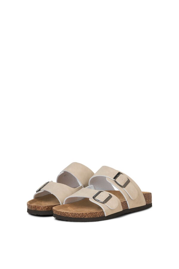 Jack & Jones Sand&aacute;lias fivelas sola leve cinzento