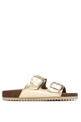 XTI Sand&aacute;lia de tiras duplas ajust&aacute;veis estampado