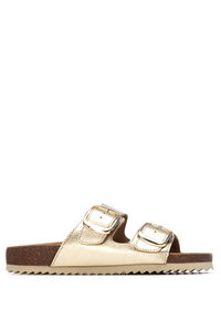 XTI Sand&aacute;lia de tiras duplas ajust&aacute;veis