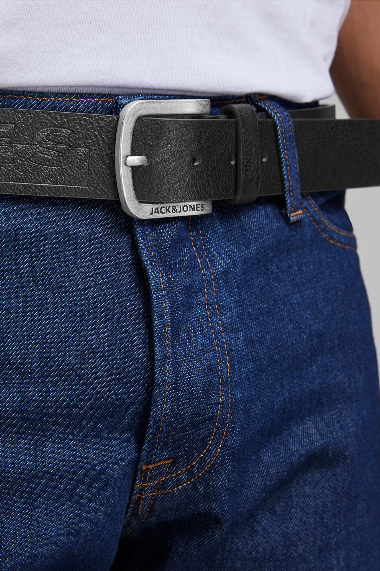 Jack & Jones Cinto 100% pele