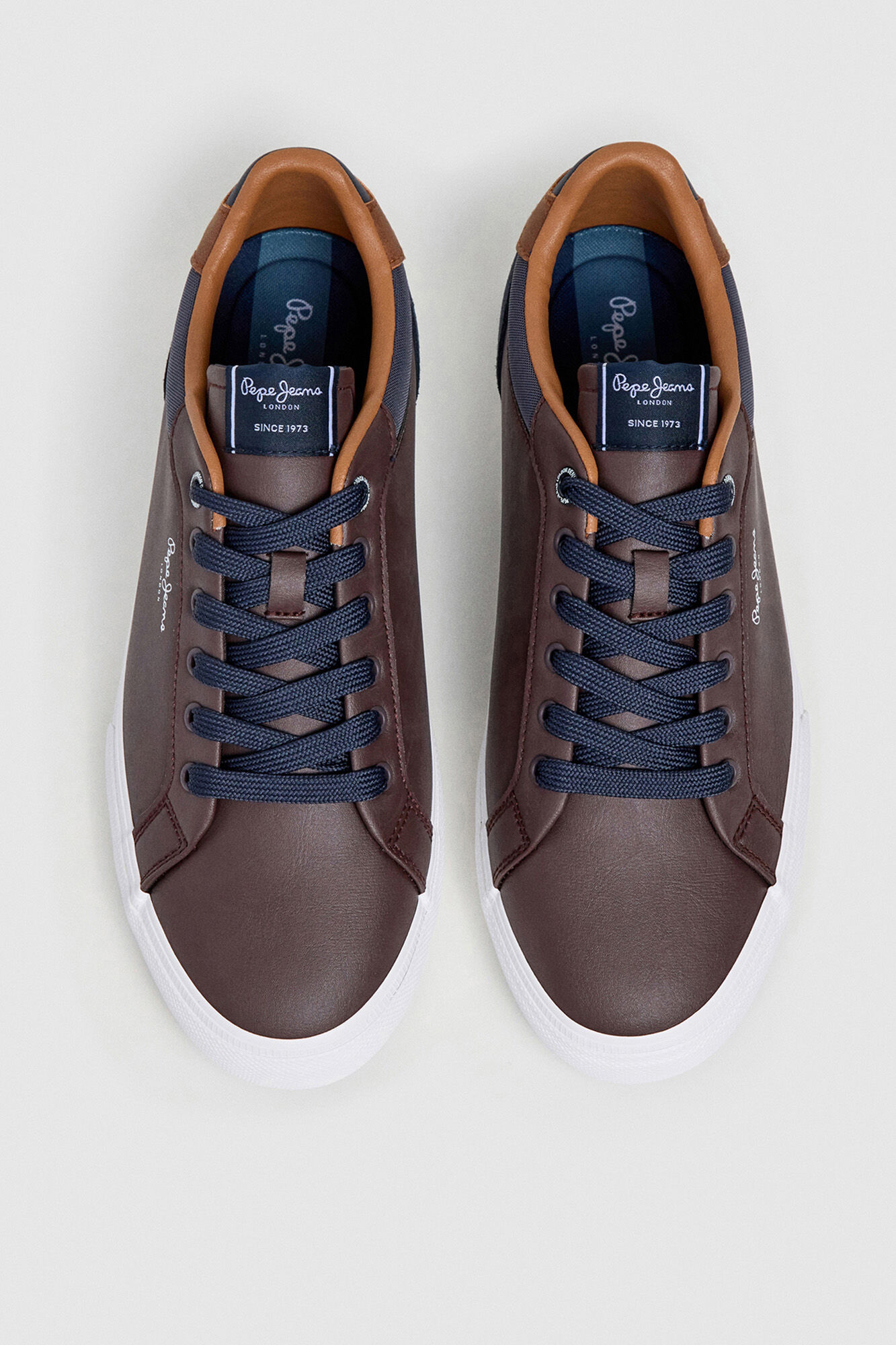 Pepe Jeans T&ecirc;nis Cl&aacute;ssico Com Detalhes Em Camur&ccedil;a