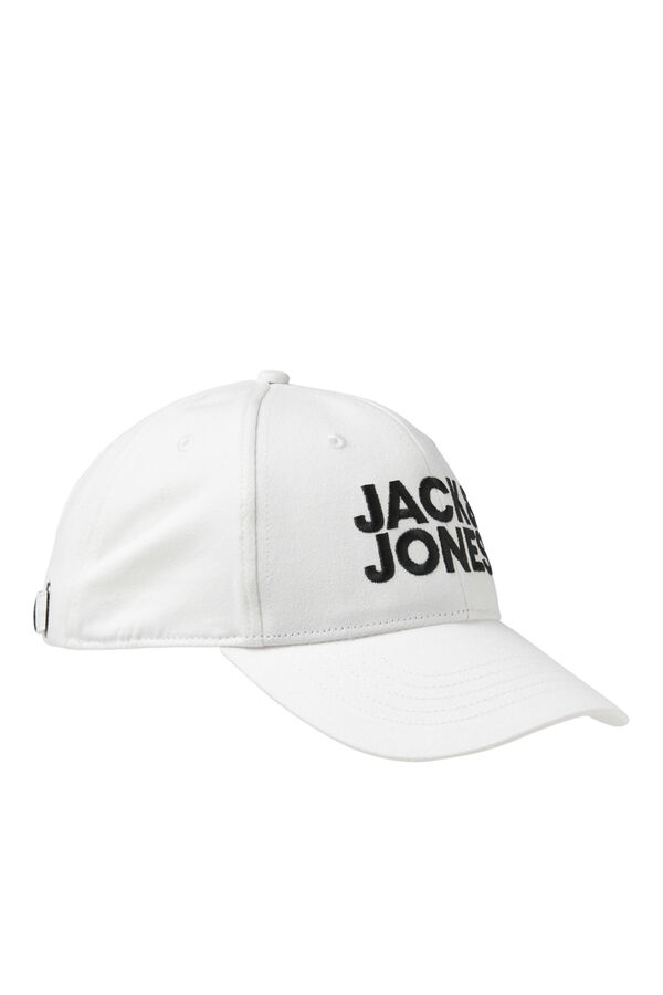 Jack & Jones Boné com logo XL branco