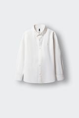 Springfield Kids Camisa Oxford lisa para menino branco