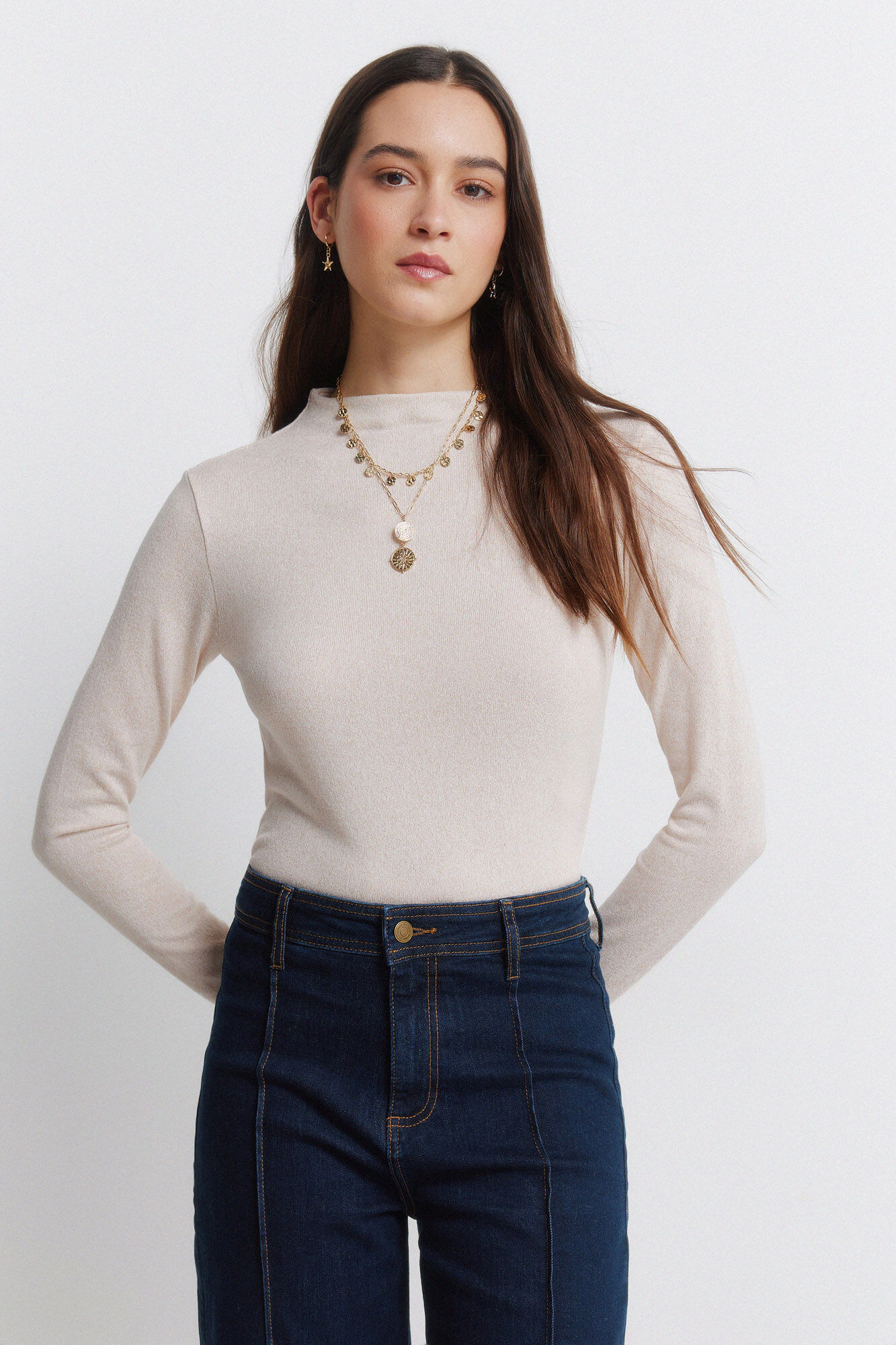 Springfield T-shirt com gola Perkins