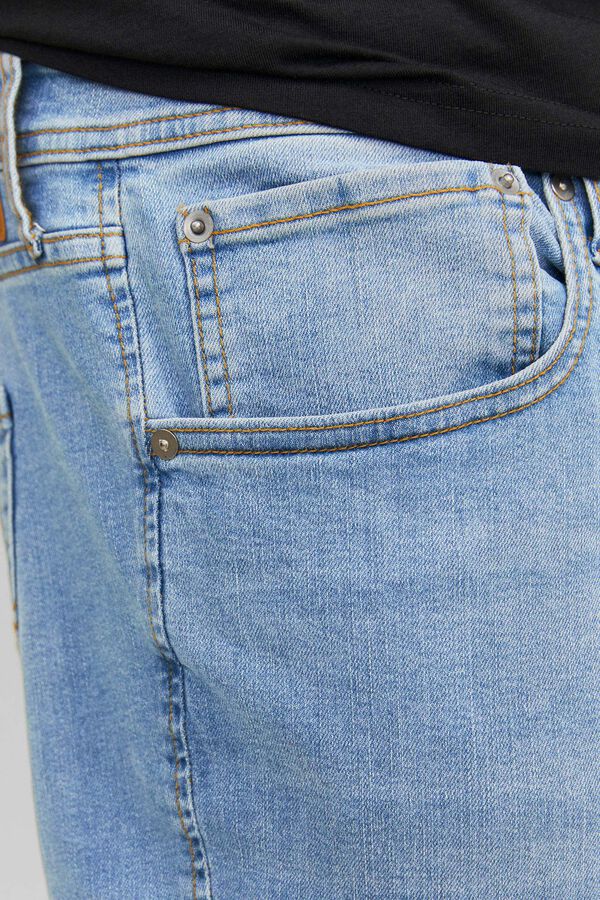 Jack & Jones PLUS Jeans corte recto cinco bolsillos azul