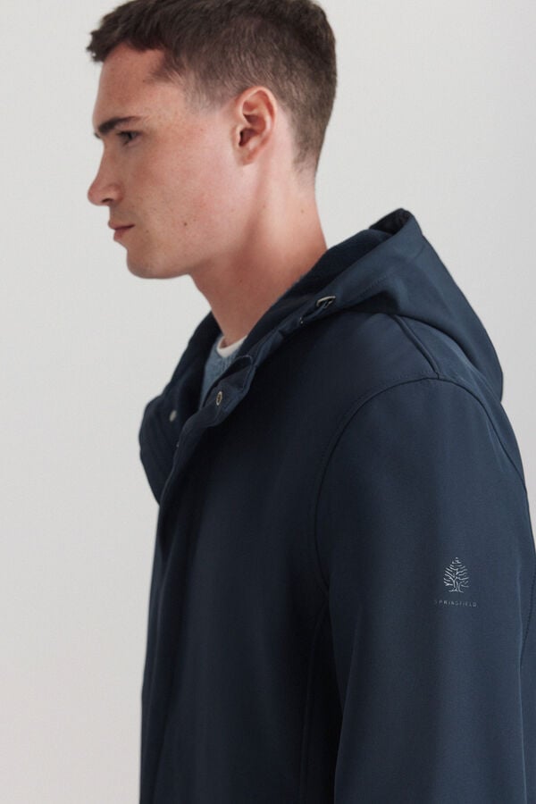 Springfield Parka t&eacute;cnica softshell azul