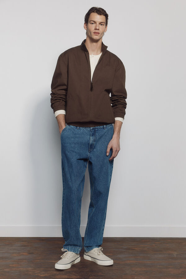 Springfield Jeans chino sobretingido relaxed fit azul