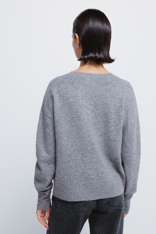 Springfield Camisola de cristal fantasia cinzento