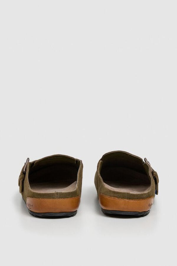 Pepe Jeans Sand&aacute;lia Masculina Corby Clog verde