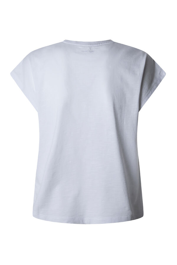 Pepe Jeans Camiseta Manga Curta Viti branco