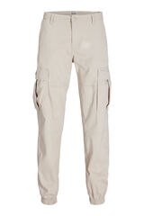 Jack & Jones Calças de ajuste relaxado cinzento