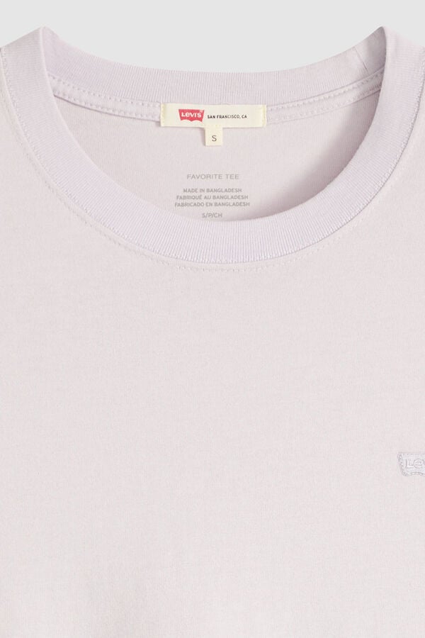 Levi's T-shirt de manga curta com logo rosa