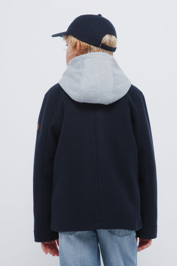 Springfield Kids Parka de tecido infantil azul