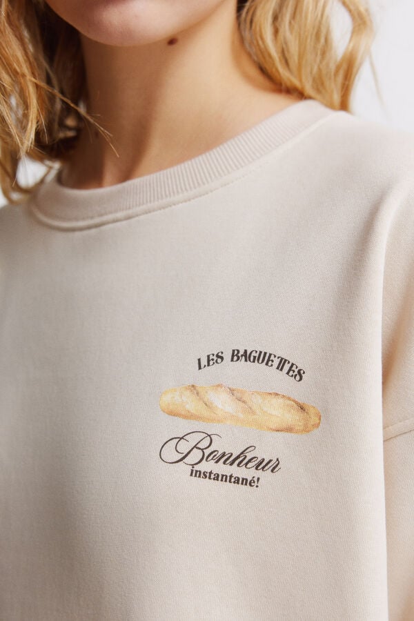 Springfield Sweatshirt Caf&eacute; boheme bege