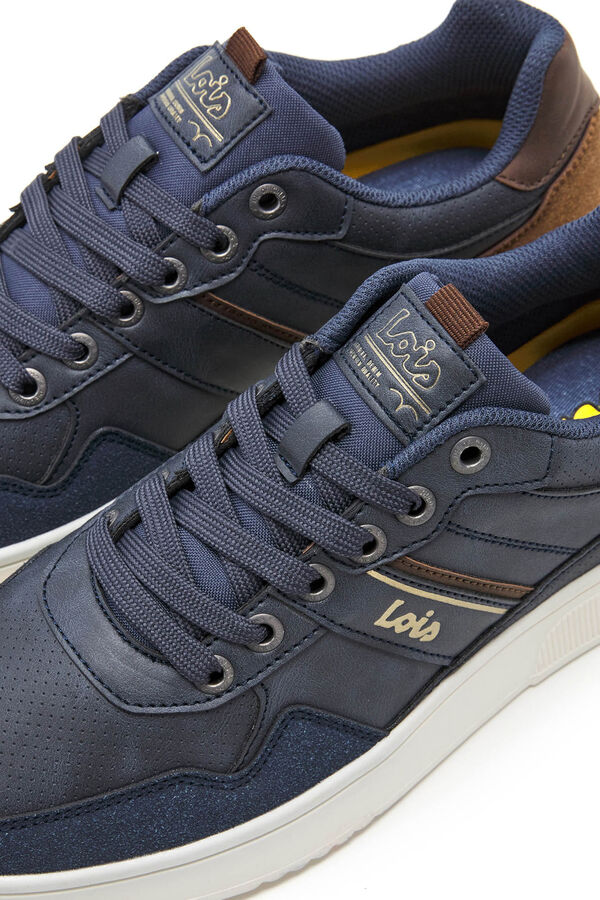 Lois Tênis de basquete casual masculino Lois azul