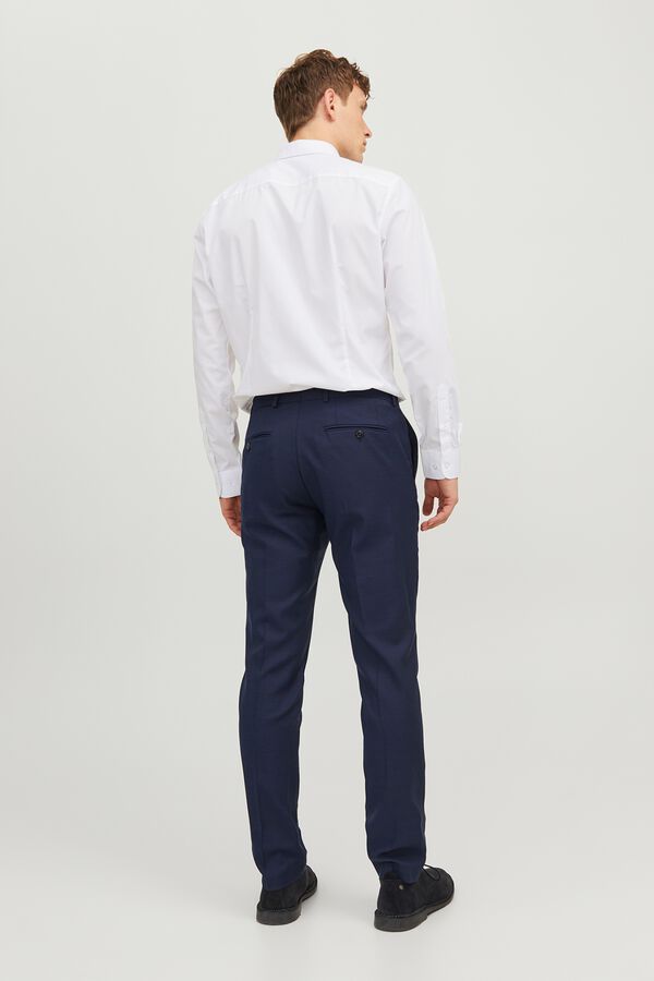 Jack & Jones Camisa slim em popelina branco