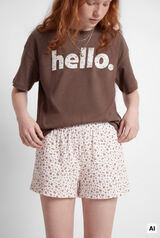Springfield Kids Bermuda de flores para menina bege