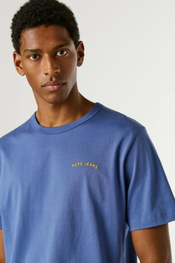 Pepe Jeans Camisa manga corta en punto azul