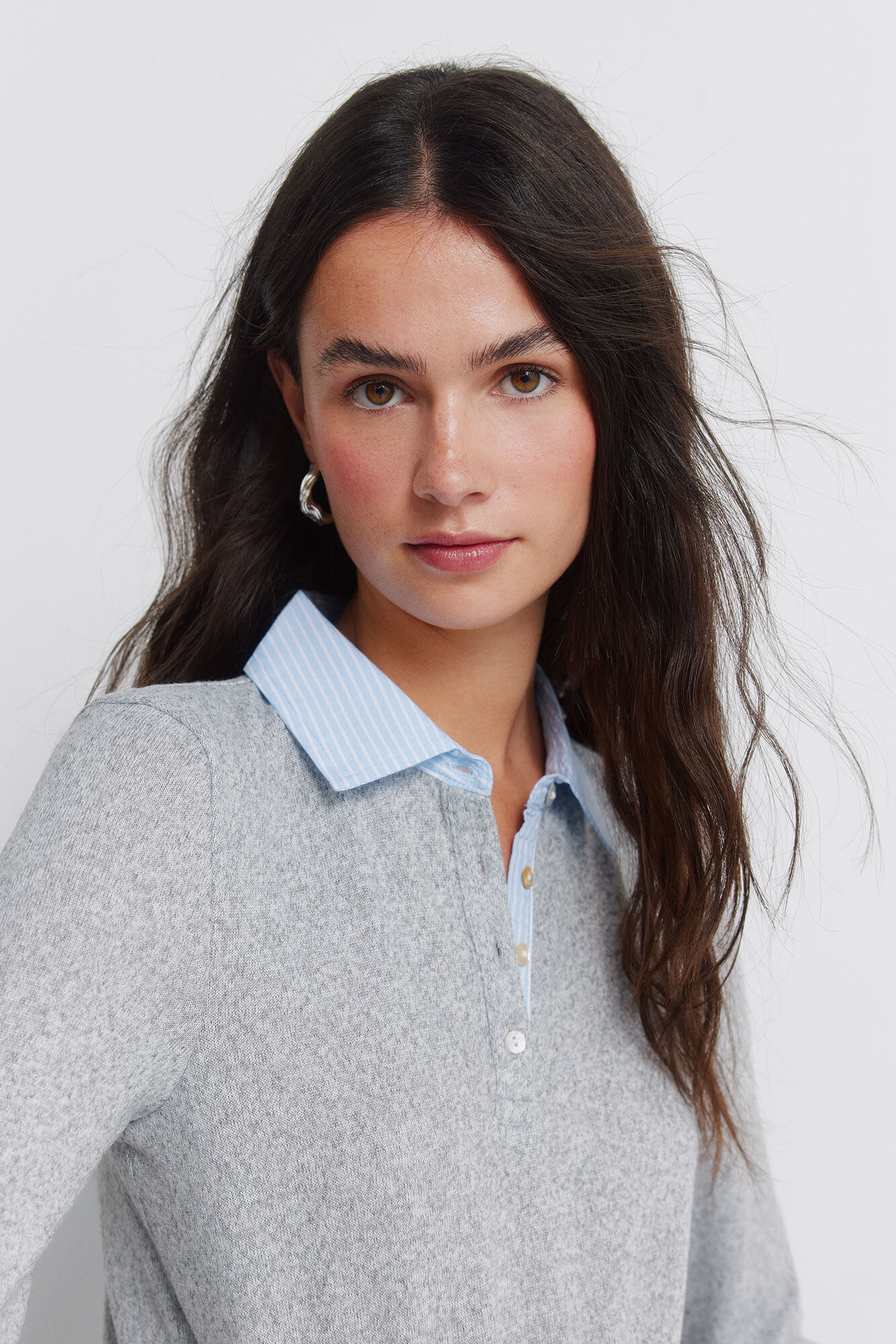 Springfield Polo punto manga larga bimateria