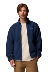 Columbia Forro polar texturizado azul