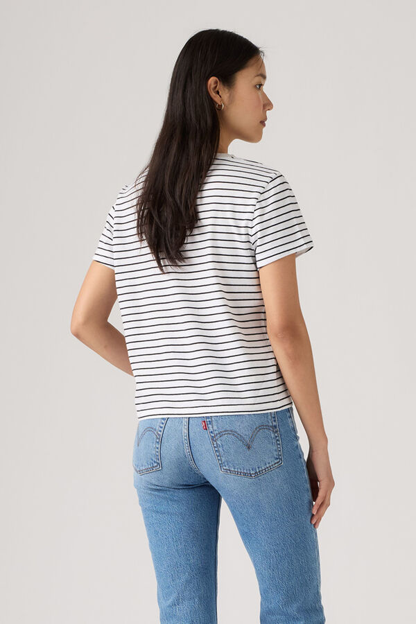 Levi's T-shirt de manga curta com logo azul