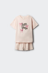Springfield Kids Pijama de menina rosa