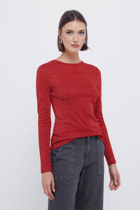 Springfield T-shirt com decote nas costas em lurex