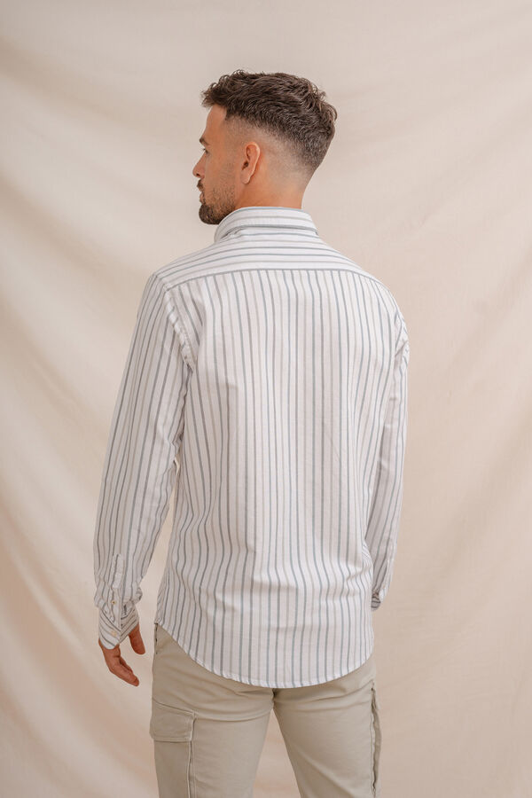 Celopman Camisa Oxford verde
