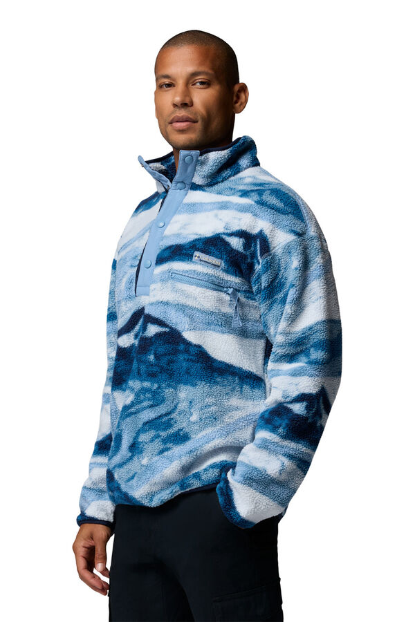Columbia Forro polar com molas de press&atilde;o azul
